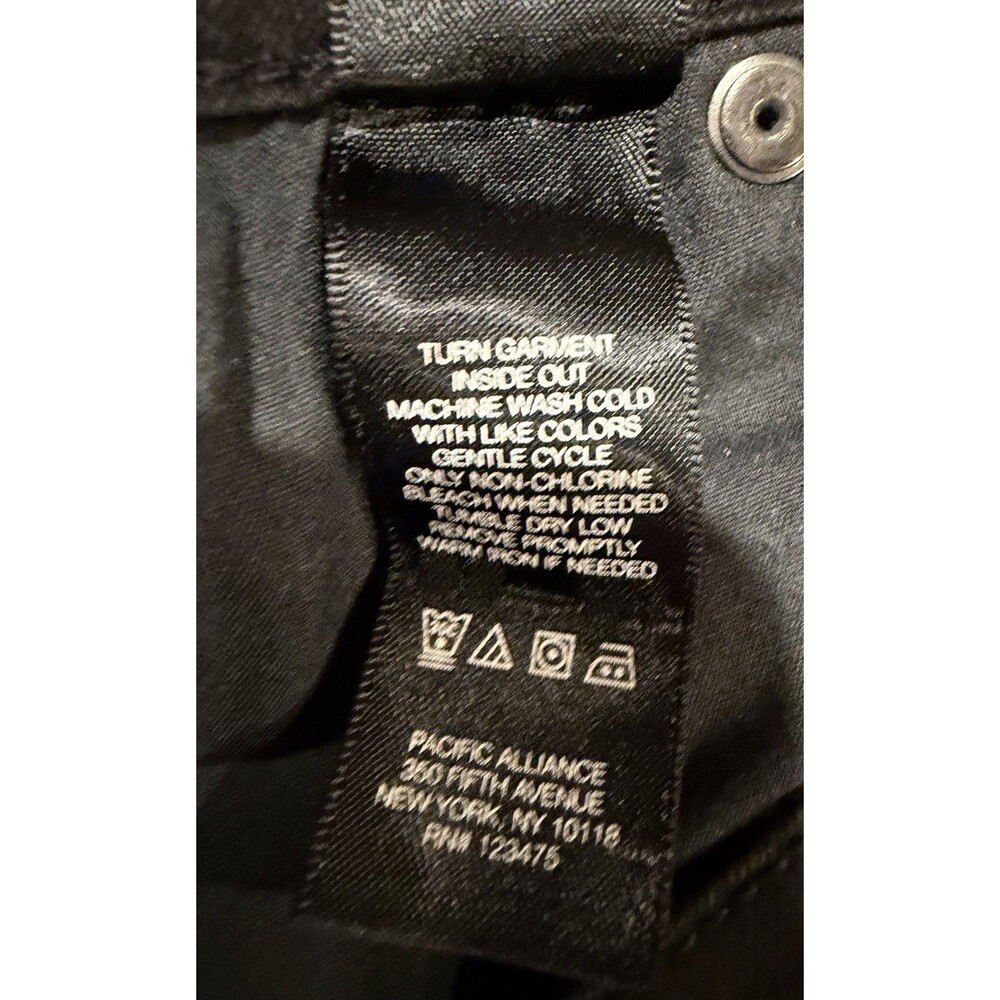 Kenneth Cole New York "Jess Skinny" black jeans women's size US 10 - Picture 7 of 7